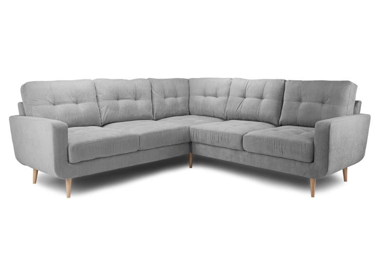 Aurora Plush Fabric Sofa in Grey available in 2, 3 Seat and Footstool (Copy) Sofa CasaFenix