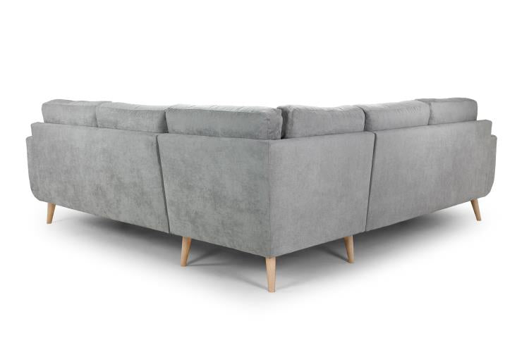 Aurora Plush Fabric Sofa in Grey available in 2, 3 Seat and Footstool (Copy) Sofa CasaFenix