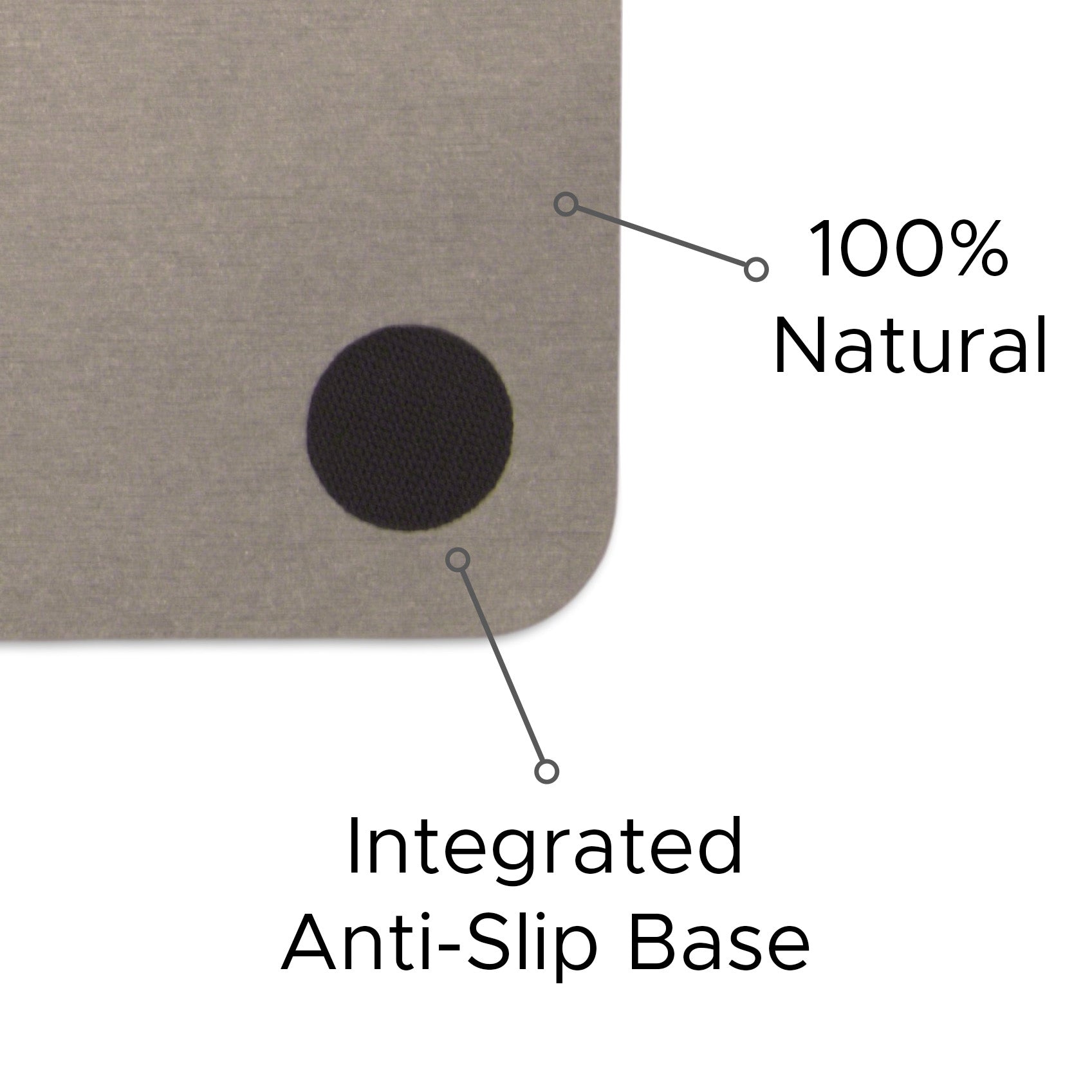 Spa Grey Stone Non Slip Bath Mat. 60x39cm Bath Mat CasaFenix