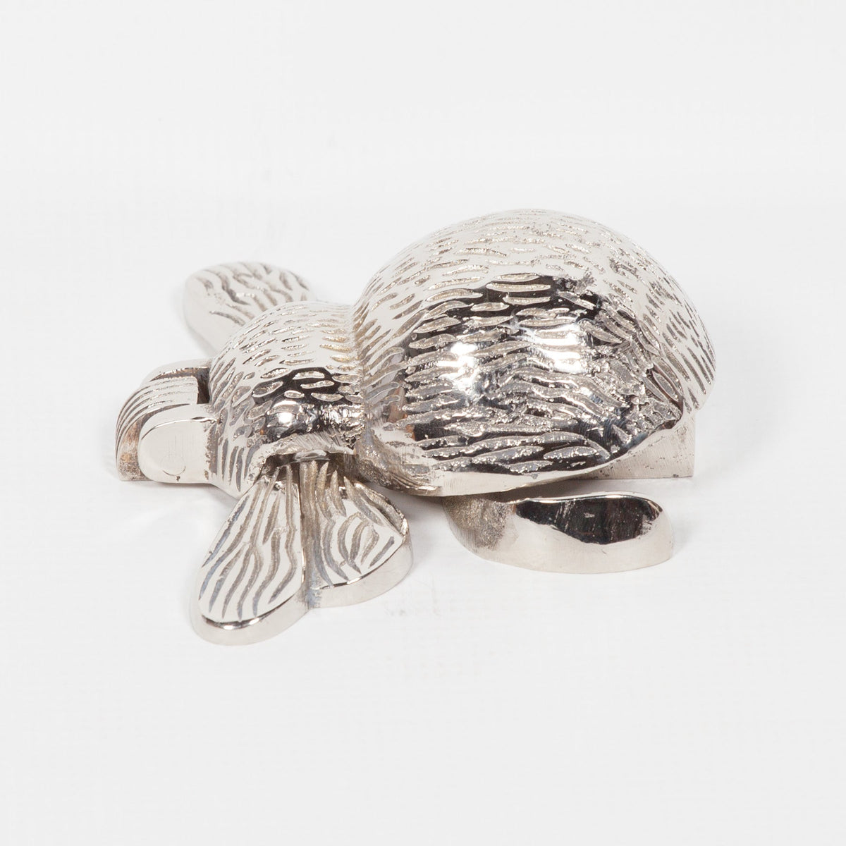 Polished Chrome Bumble Bee Door Knocker — Handcrafted Brass  CasaFenix