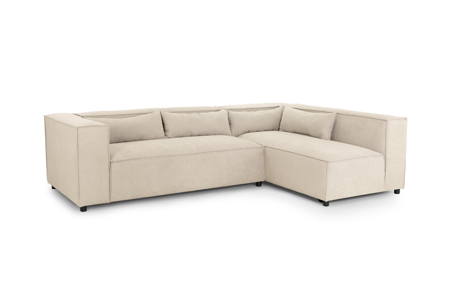 Becca Sofabed Universal Corner Sofa in Cream, Grey or Mocha (Copy) Sofa CasaFenix