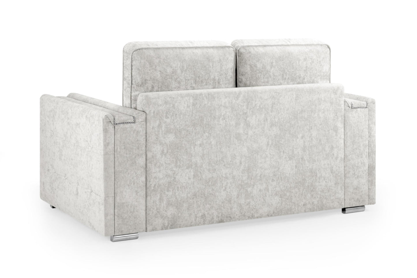 Bentley Plush Button Fabric Sofa in Silver or Slate Grey 2, 3 Seat, 4 Seat Corner Settee Footstool (Copy) Sofa CasaFenix