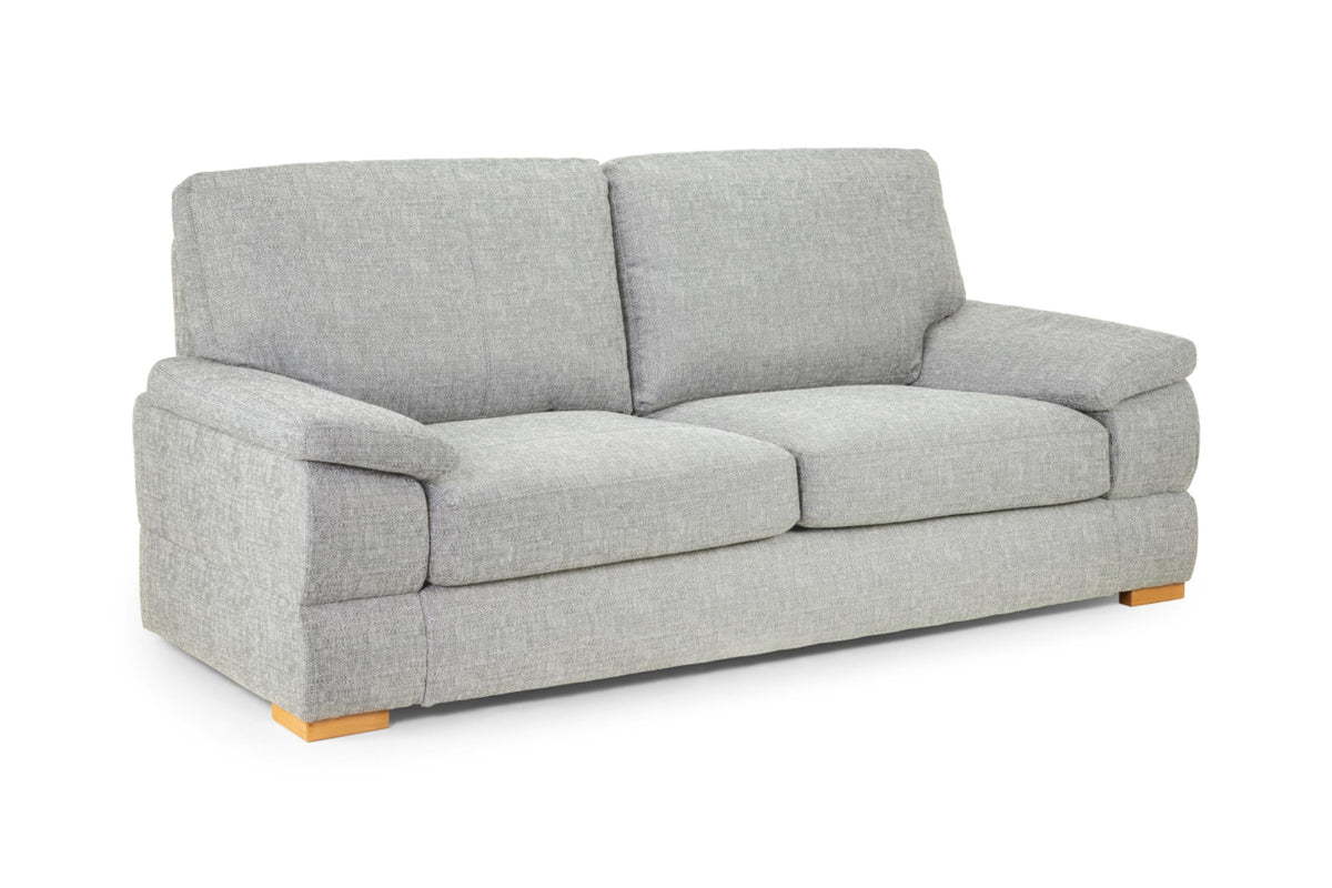 Bento Plush Fabric Sofa in Silver or Charcoal Grey 2, 3 Seat, 4 Seat Corner Settee (Copy) Sofa CasaFenix