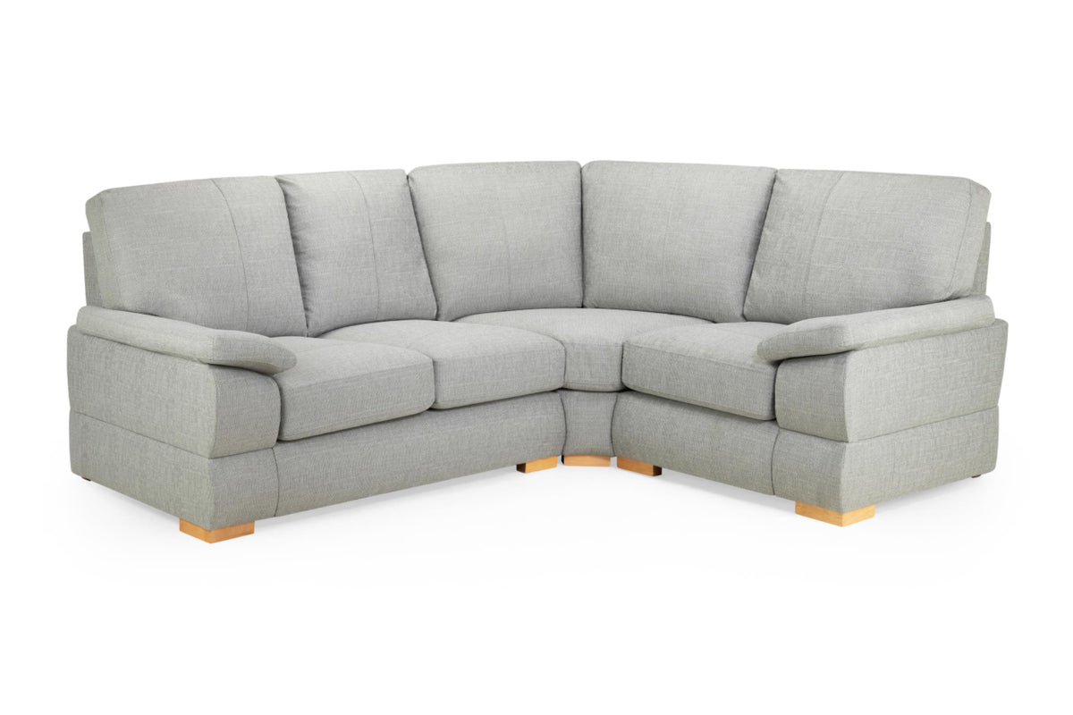 Bento Plush Fabric Sofa in Silver or Charcoal Grey 2, 3 Seat, 4 Seat Corner Settee (Copy) Sofa CasaFenix