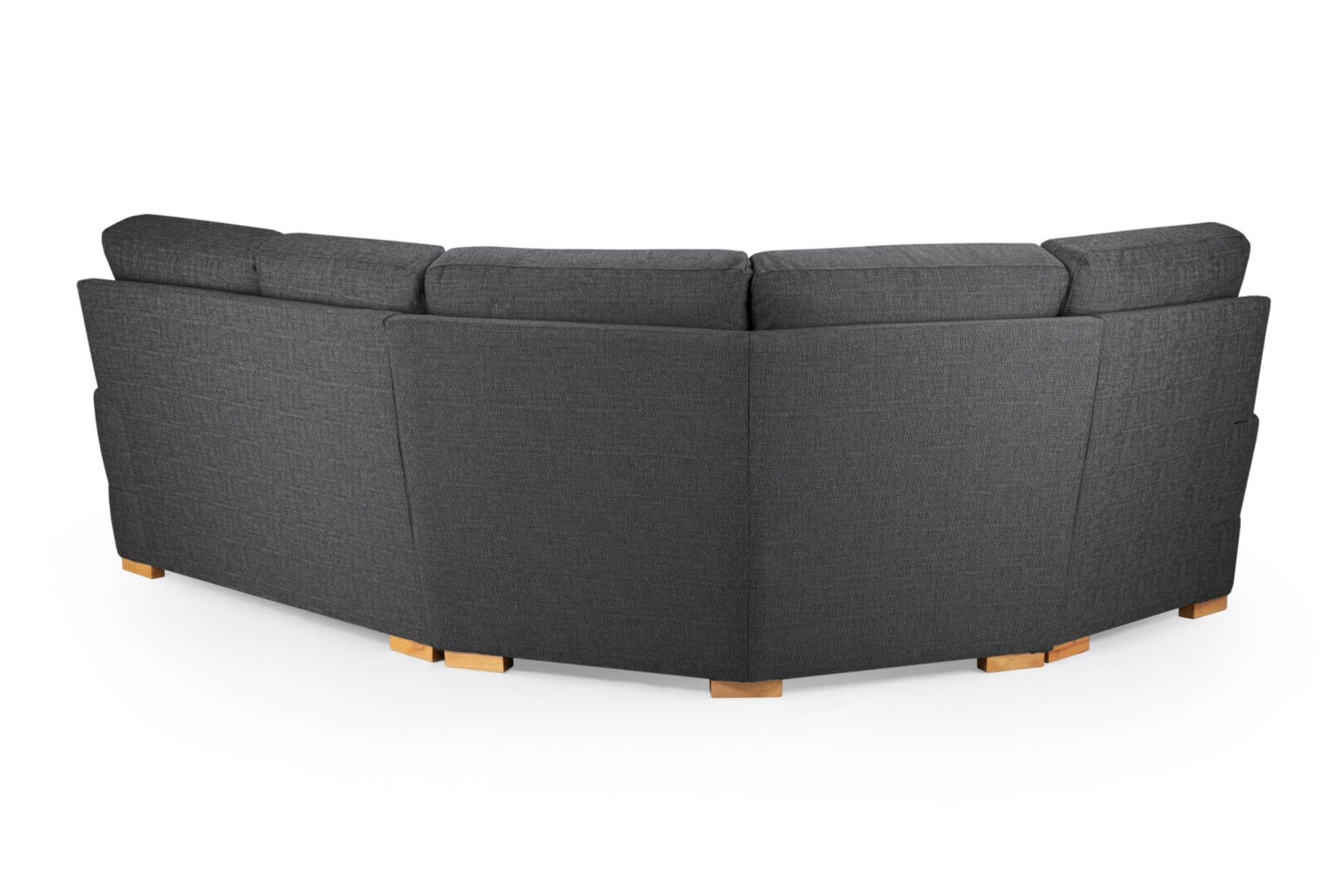 Bento Plush Fabric Sofa in Silver or Charcoal Grey 2, 3 Seat, 4 Seat Corner Settee (Copy) Sofa CasaFenix