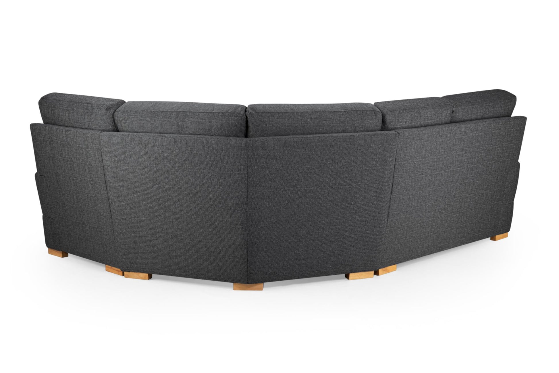 Bento Plush Fabric Sofa in Silver or Charcoal Grey 2, 3 Seat, 4 Seat Corner Settee (Copy) Sofa CasaFenix