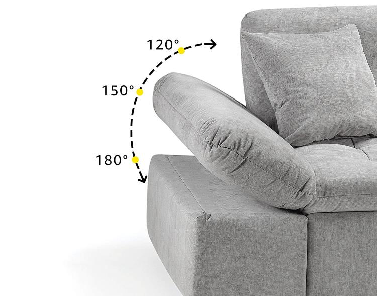 WORKING ON Bergen Convertible Sofabed Universal Corner Sofa in Cream, Grey or Mocha (Copy) Sofa CasaFenix