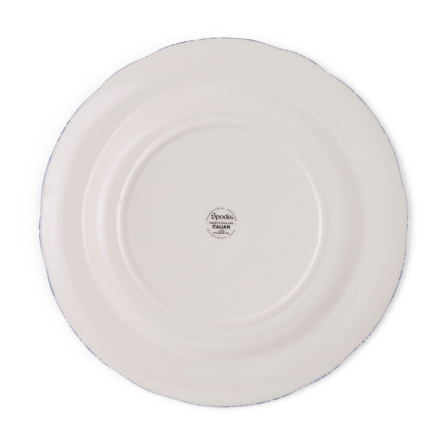 Blue Italian 12-Piece Porcelain Dinnerware Set – Classic Spode Design dinnerware CasaFenix