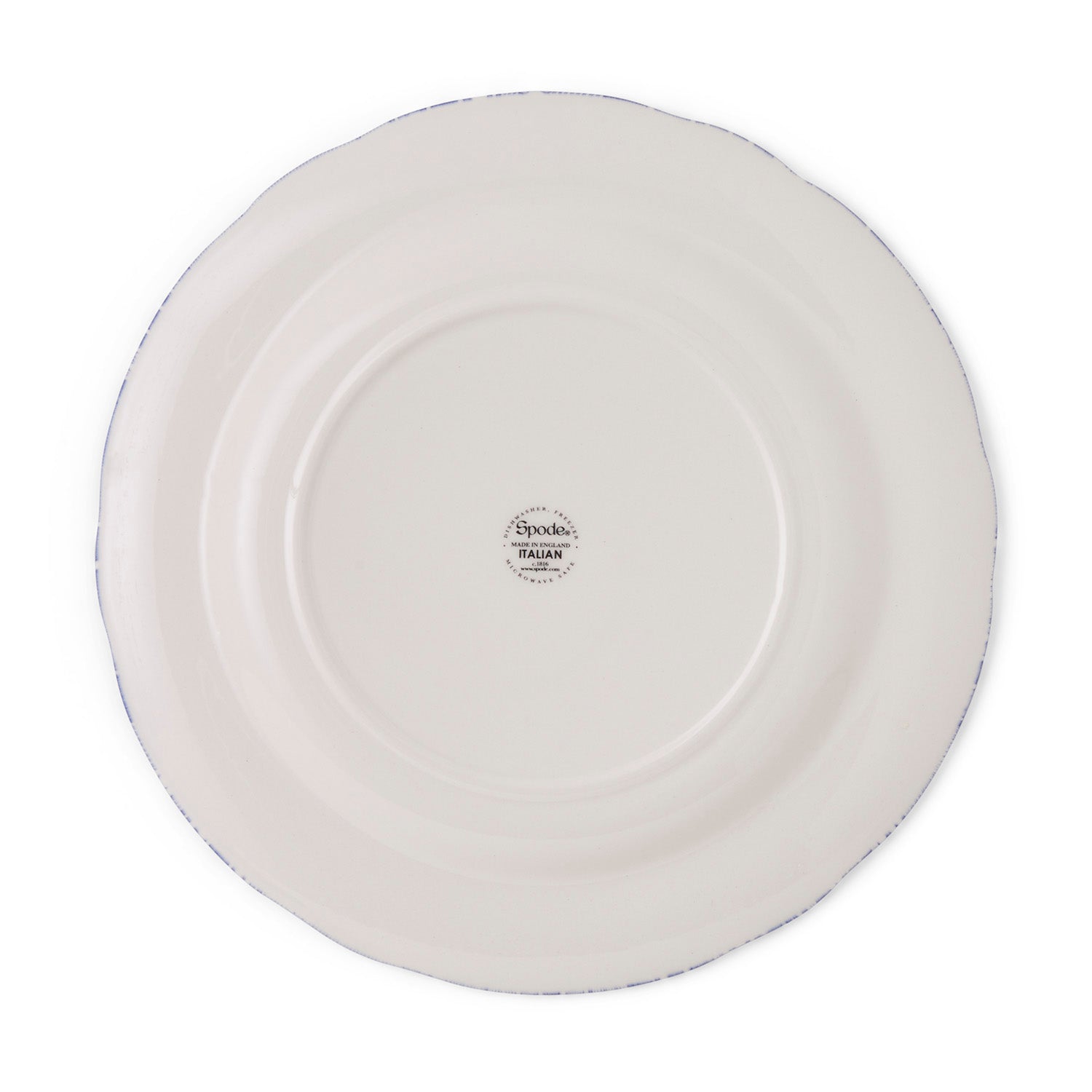 Blue Italian 12-Piece Porcelain Dinnerware Set – Classic Spode Design dinnerware CasaFenix