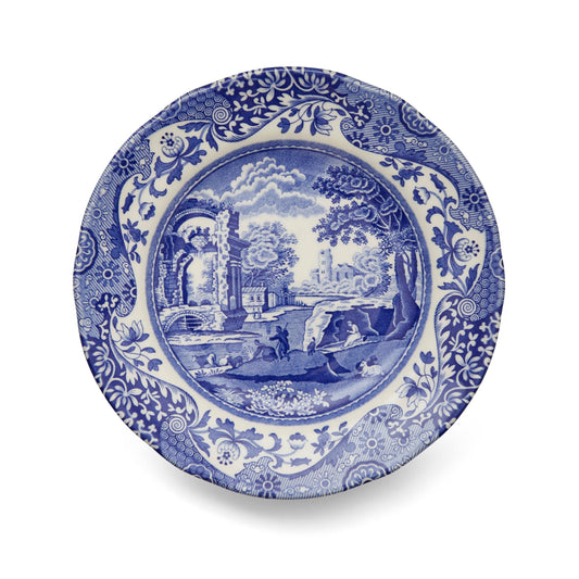 Blue Italian Set of 4 Tea Plates – Porcelain Blue Italian Pattern dinnerware CasaFenix