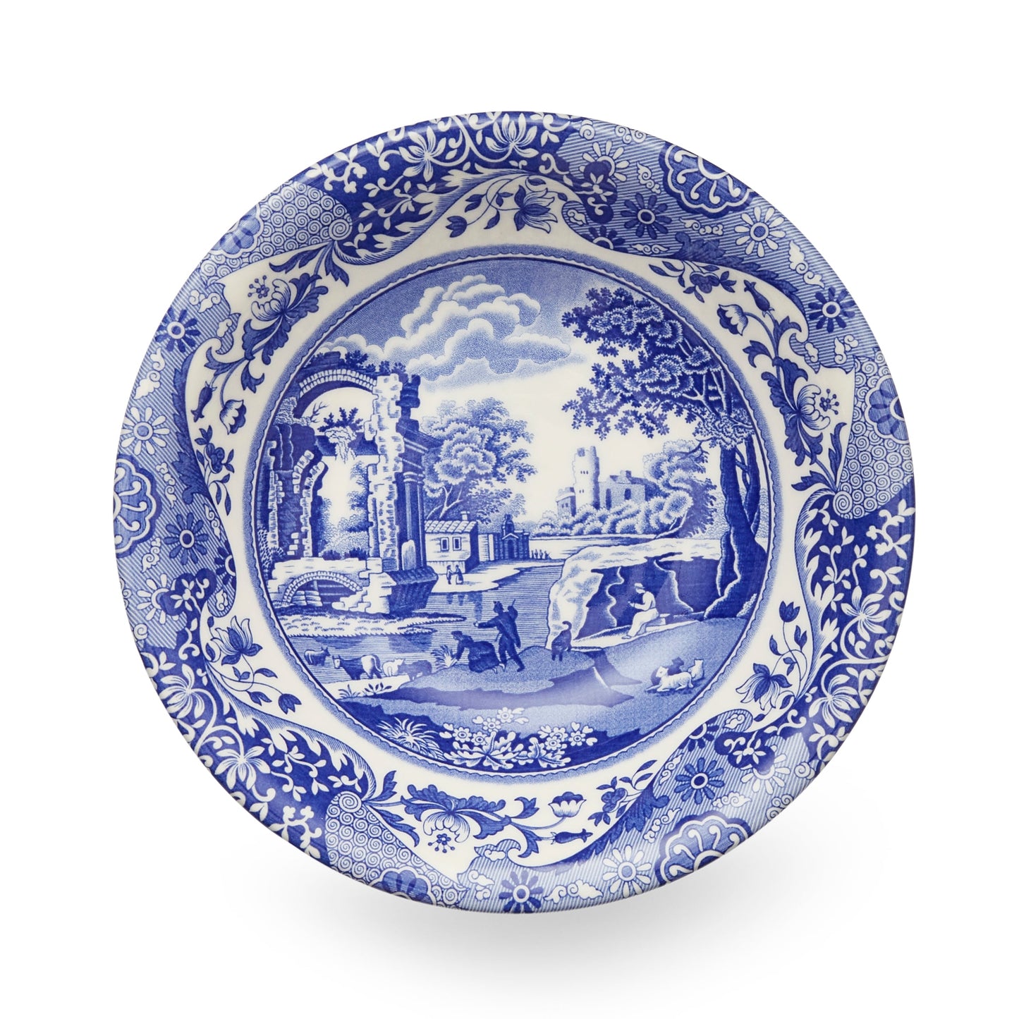 Blue Italian Set of 4 Cereal Bowls – Spode Blue Italian Design dinnerware CasaFenix