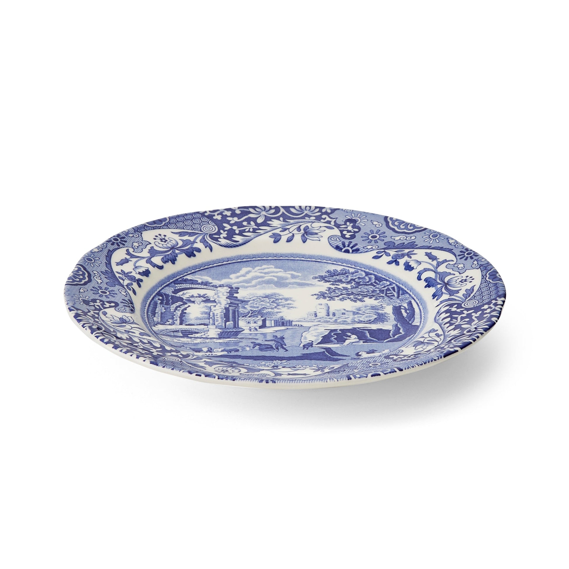 Blue Italian Set of 4 Side Plates – Blue & White Spode China dinnerware CasaFenix