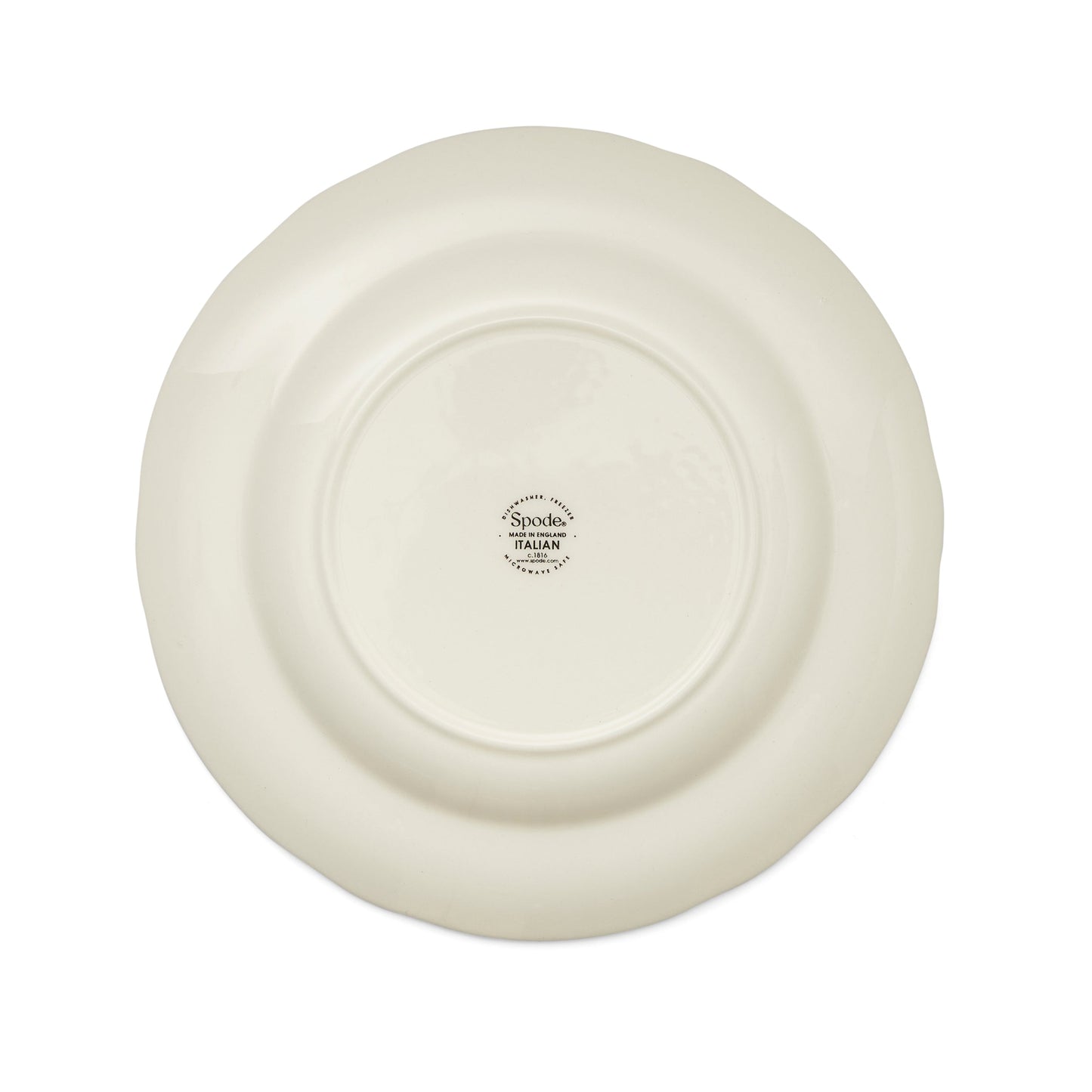 Blue Italian Set of 4 Small Dinner Plates – Elegant Spode Porcelain dinnerware CasaFenix