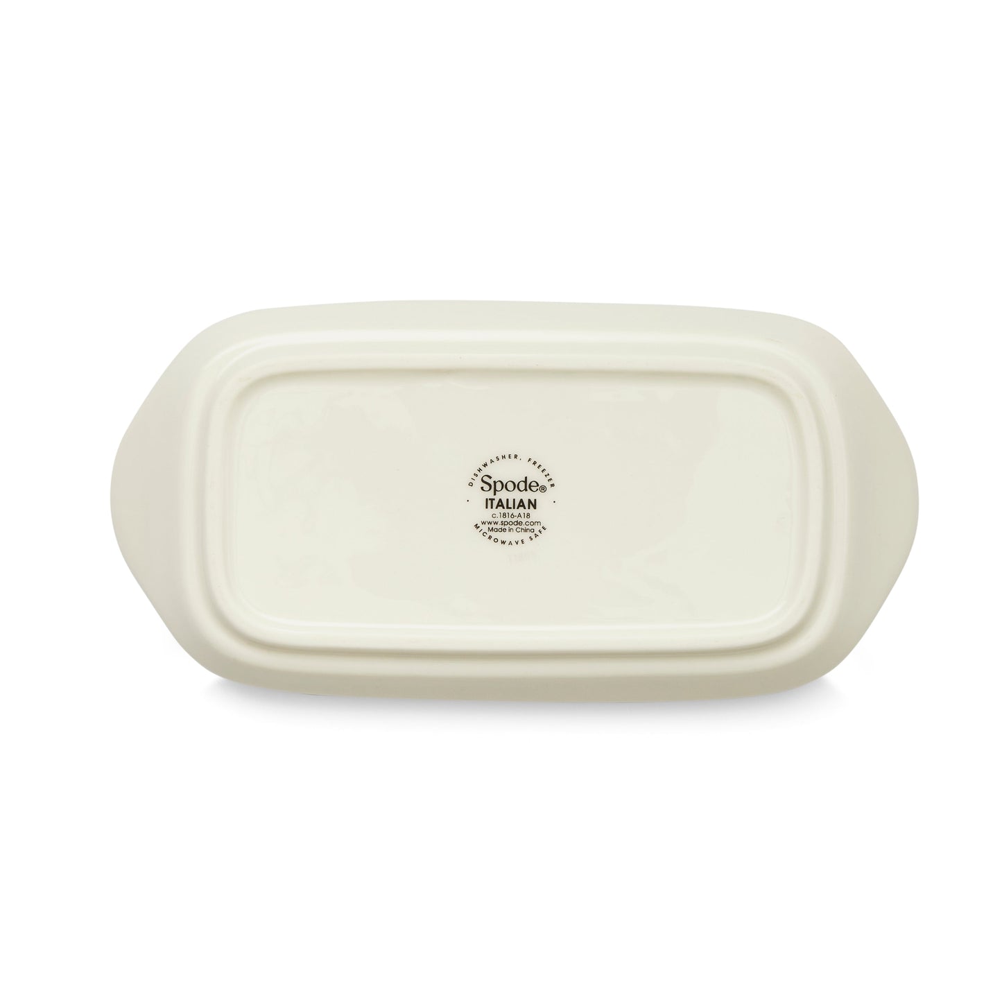 Blue Italian Butter Dish 20x10cm – Porcelain with Imari Oriental Border dinnerware CasaFenix