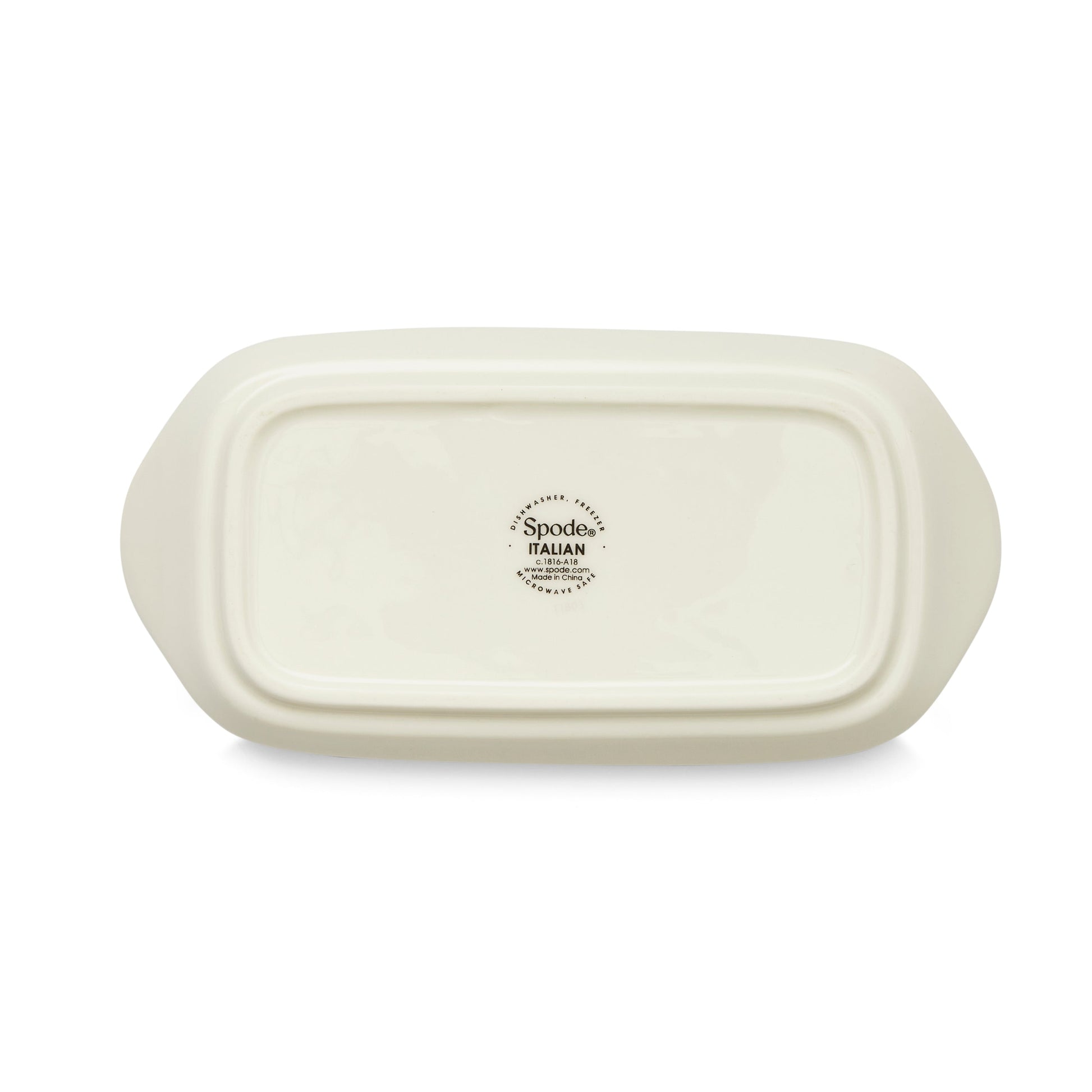 Blue Italian Butter Dish 20x10cm – Porcelain with Imari Oriental Border dinnerware CasaFenix