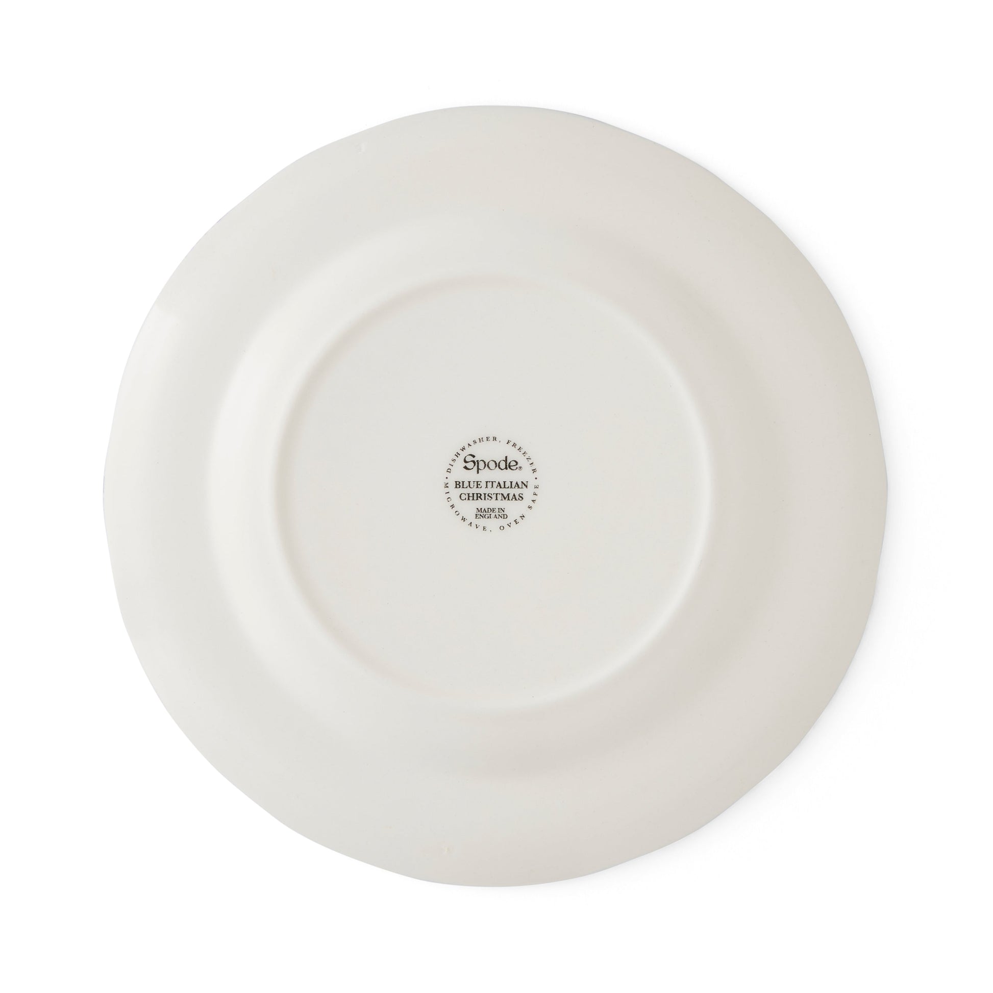 Blue Italian Christmas Set of 4 Side Plates – Limited Edition Porcelain dinnerware CasaFenix