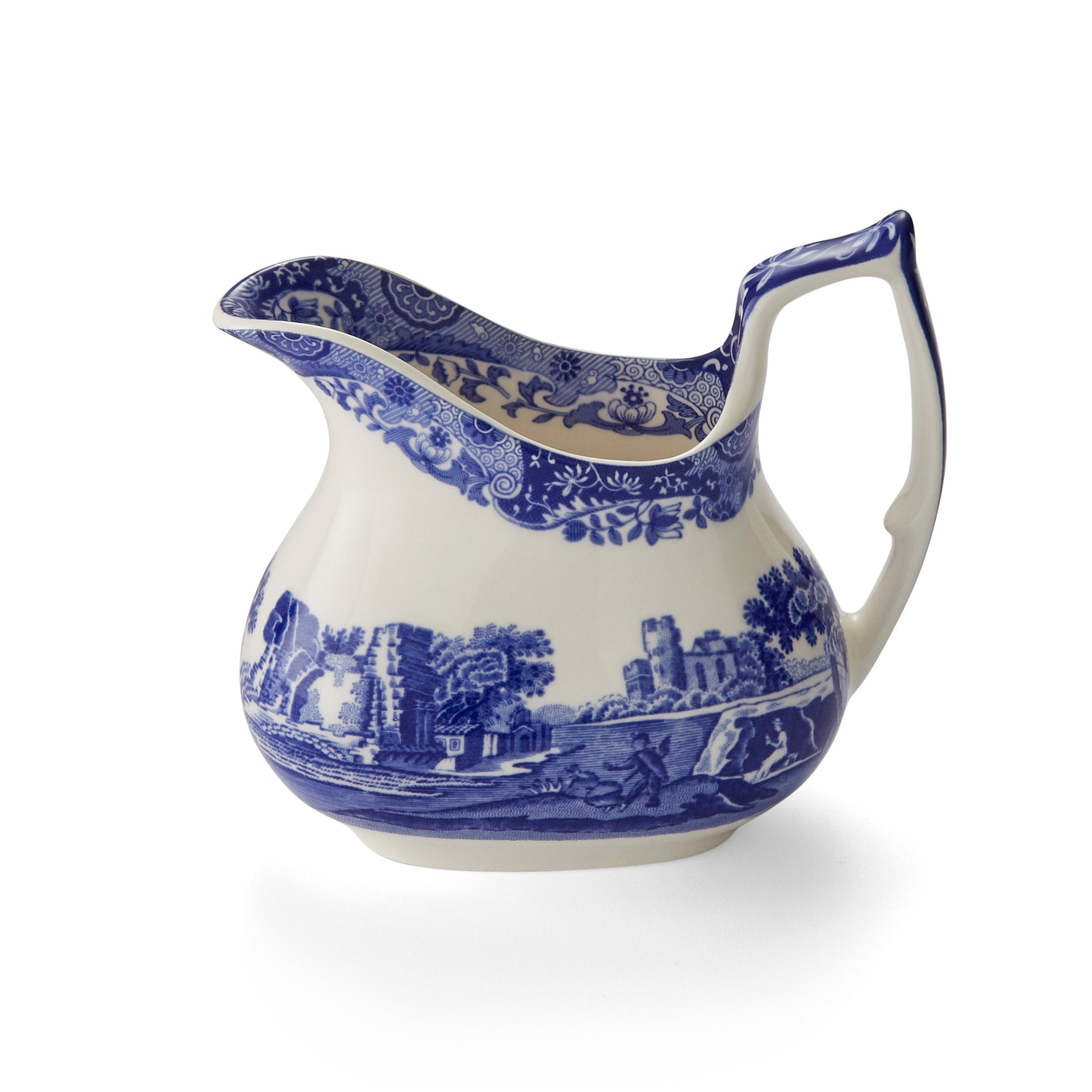 Blue Italian Cream Jug – Porcelain Blue Italian Afternoon Tea Accessory dinnerware CasaFenix