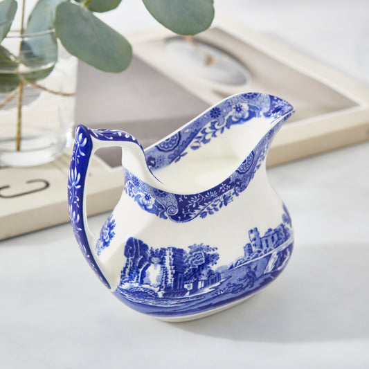 Blue Italian Cream Jug – Porcelain Blue Italian Afternoon Tea Accessory dinnerware CasaFenix
