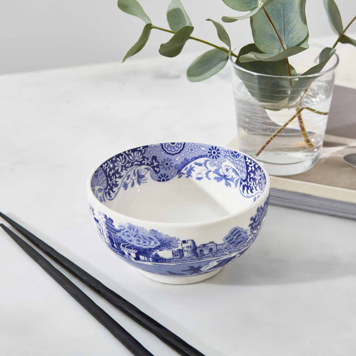 Blue Italian Set of 4 Dip Bowls – Porcelain Appetizer Serving Set dinnerware CasaFenix