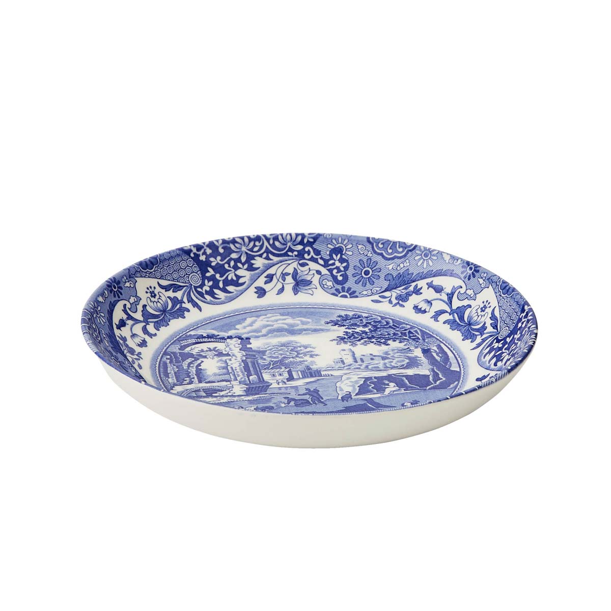 Blue Italian Set of 4 Pasta Bowls – Blue & White Porcelain Bowls dinnerware CasaFenix