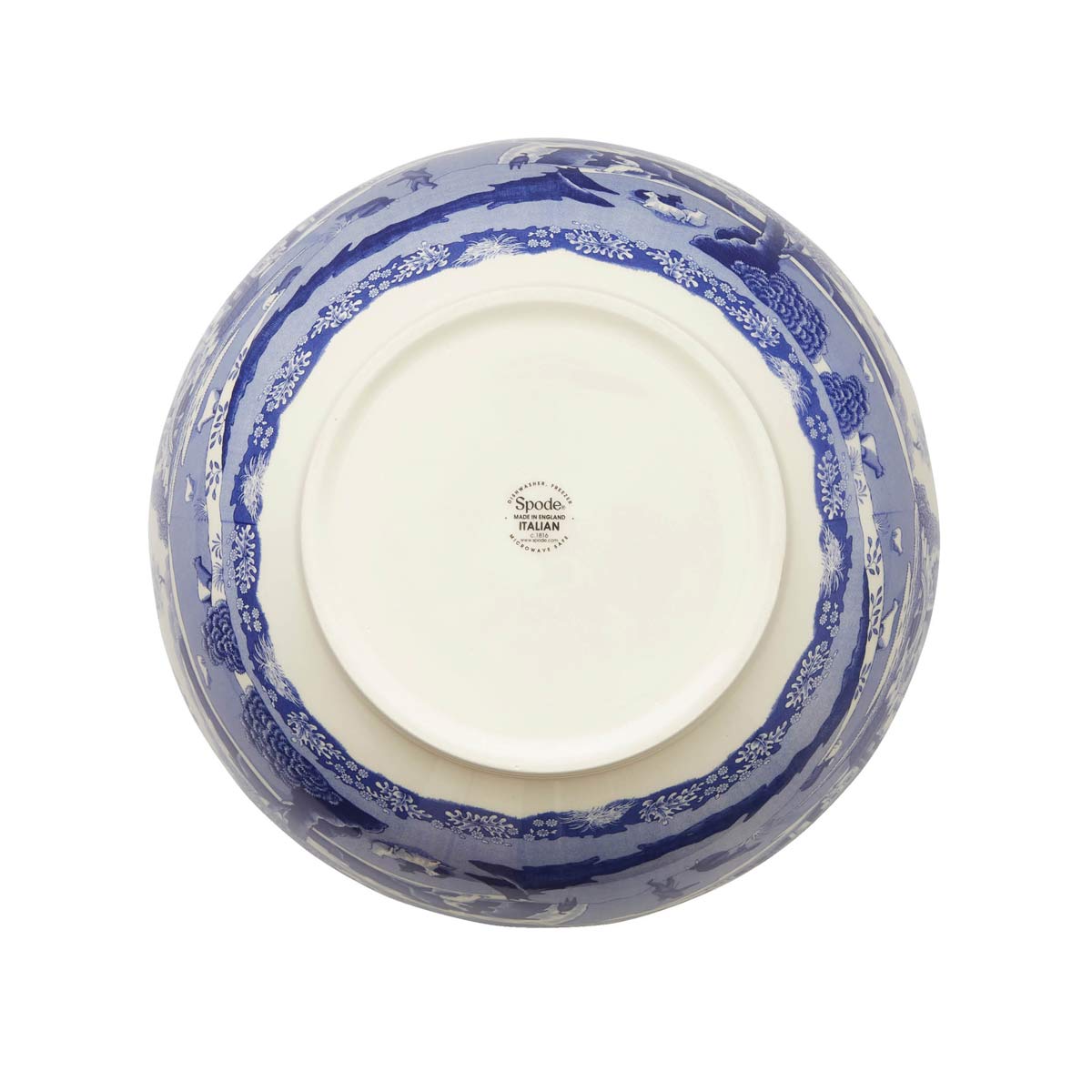 Blue Italian Round Bowl 26.5cm – Porcelain Salad & Display Bowl dinnerware CasaFenix