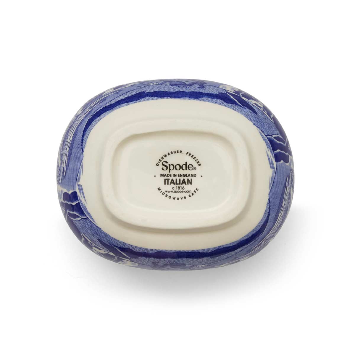 Blue Italian Sugar Box 9x11cm – Porcelain with Italian Countryside Design dinnerware CasaFenix