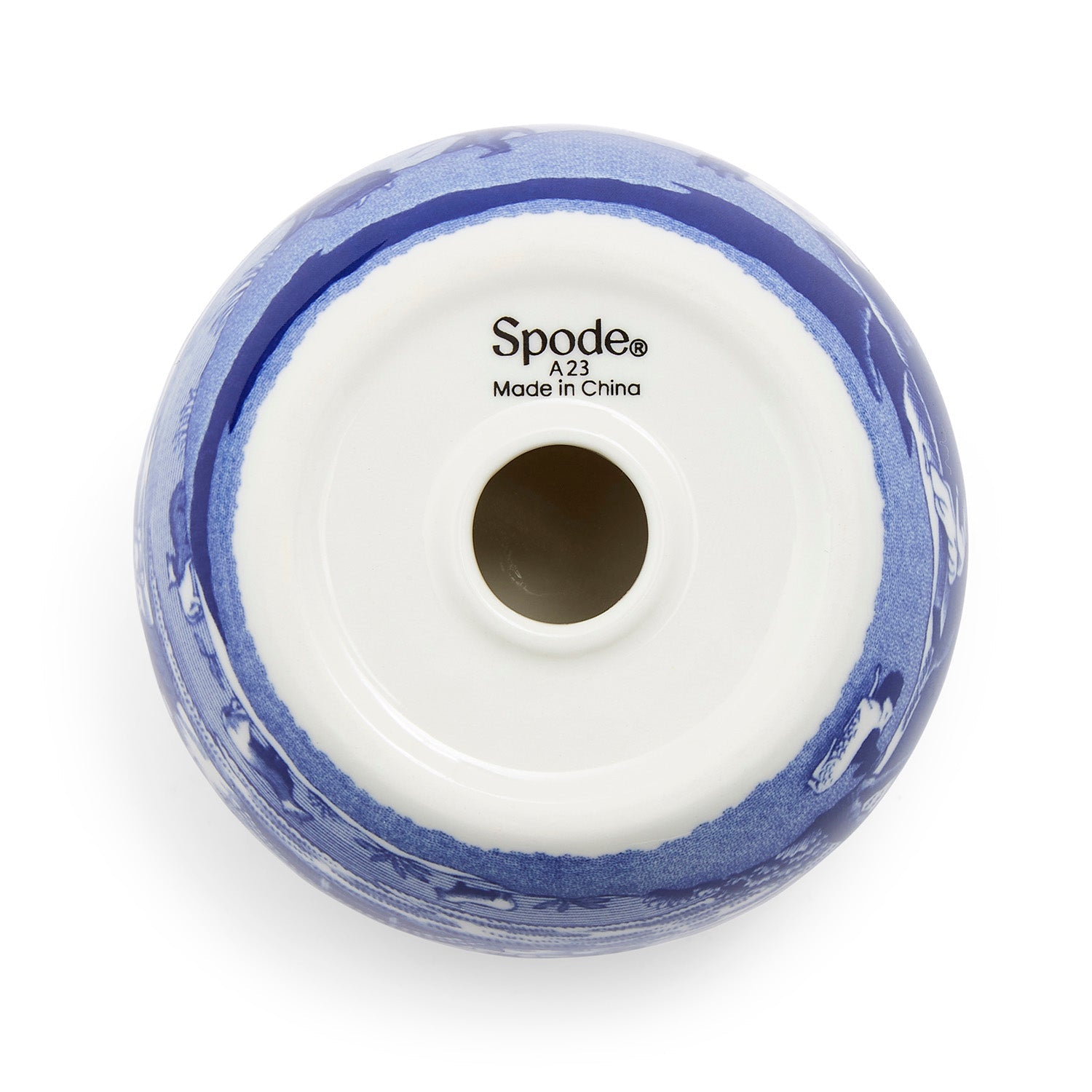 Blue Italian Porcelain Tealight Holders – Set of 2 by Spode dinnerware CasaFenix