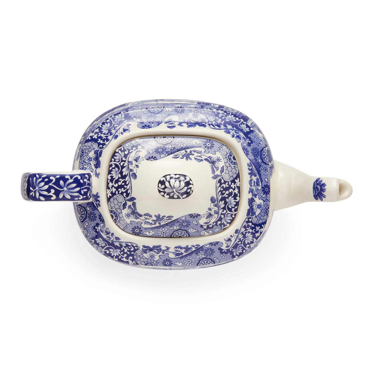 Blue Italian Porcelain Teapot – Classic Spode Blue Italian Design dinnerware CasaFenix