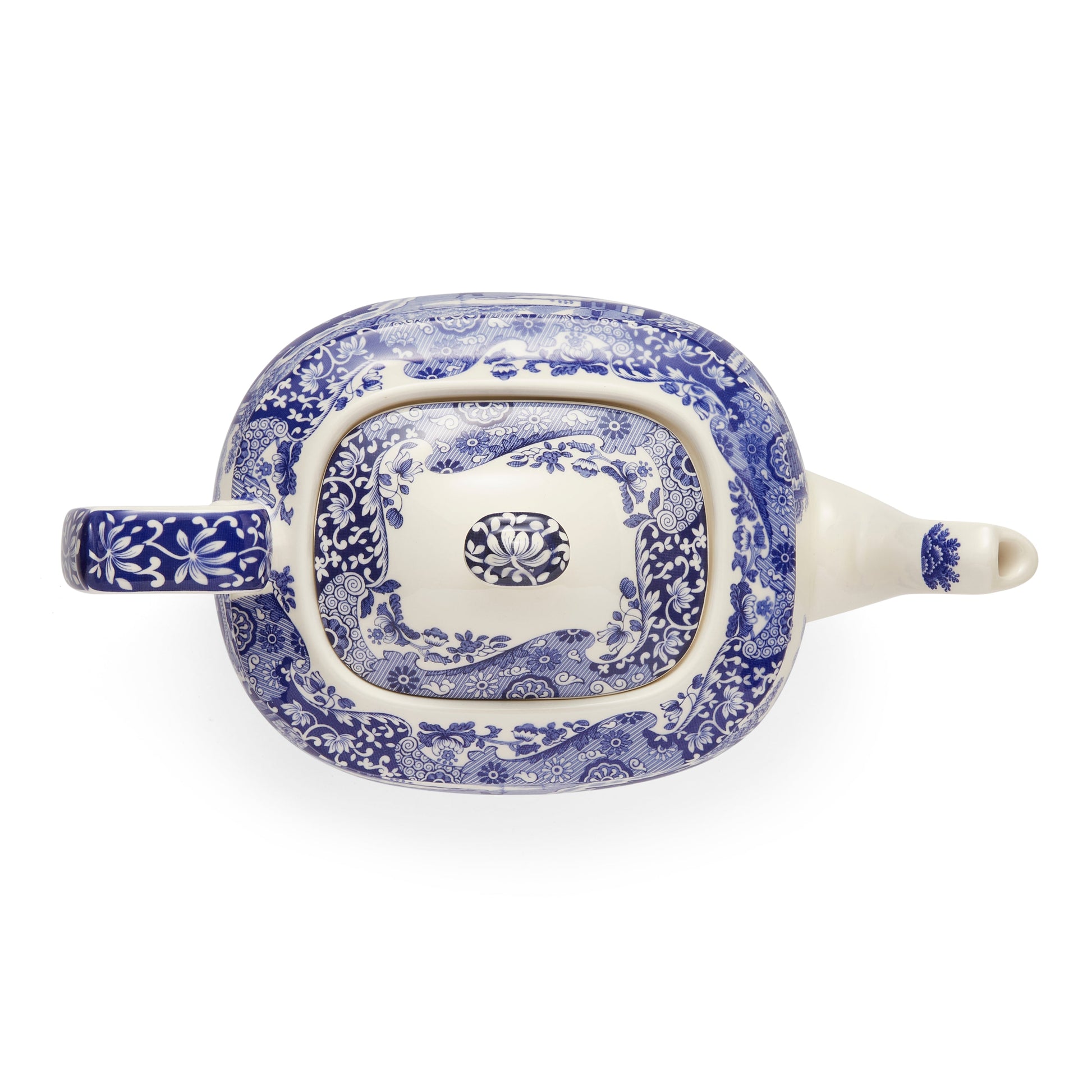 Blue Italian Porcelain Teapot – Classic Spode Blue Italian Design dinnerware CasaFenix