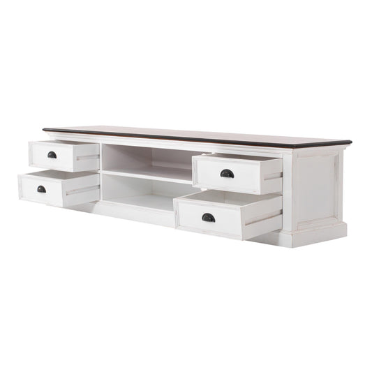 Halifax Accent collection by Nova Solo.  Large ETU with 4 drawers CasaFenix