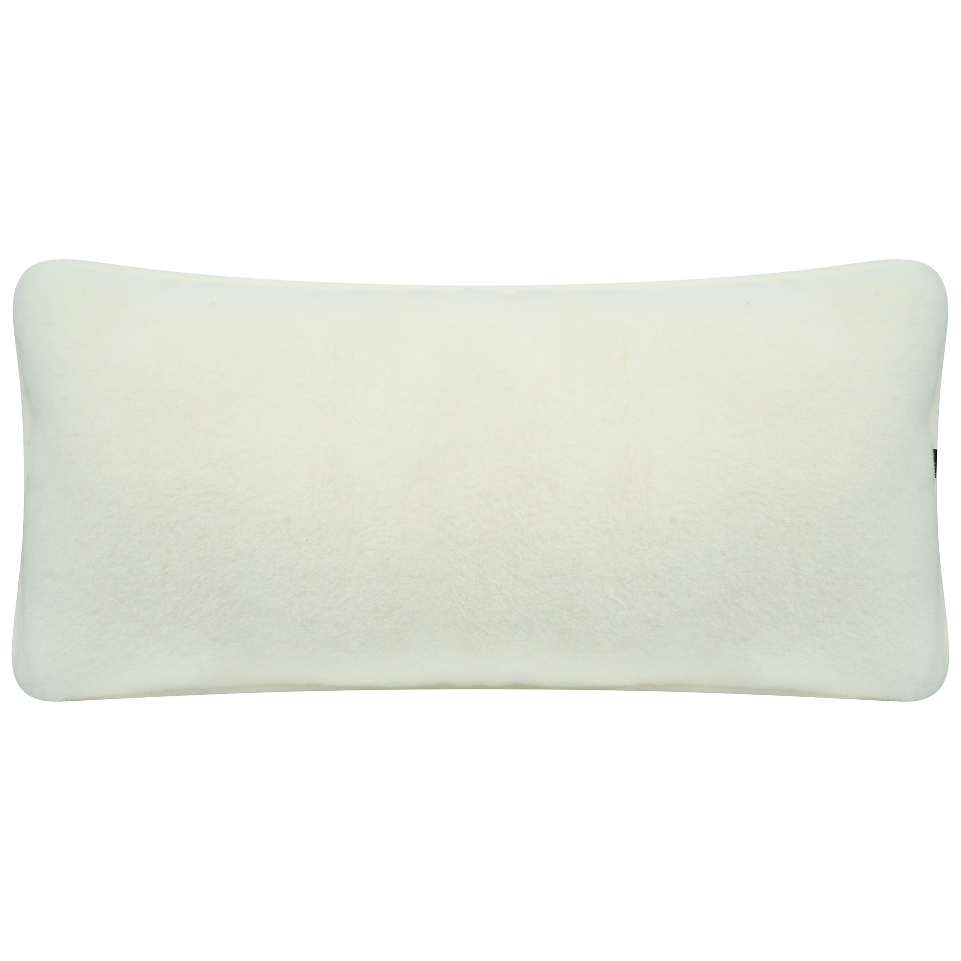 100% Cashmere Wool Pillow - Natural Cream / White - CasaFenix