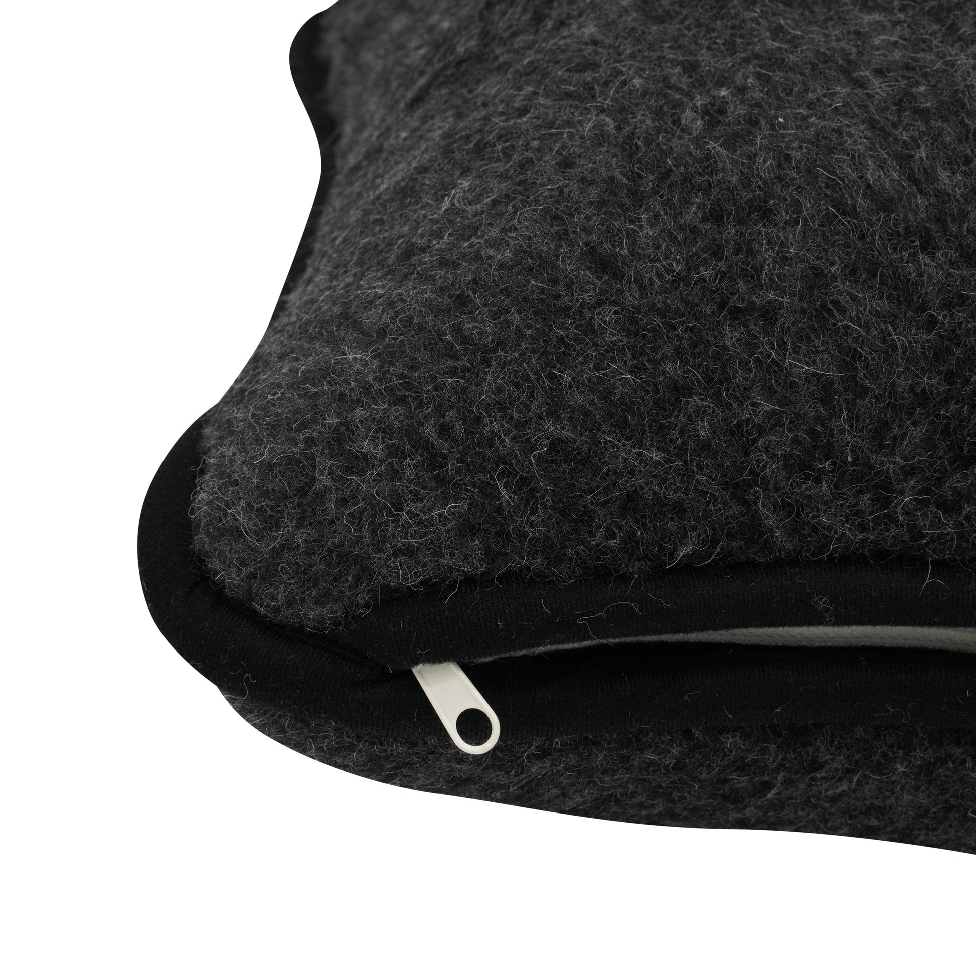 100% Merino Wool Pillow - Black 45x45cm - CasaFenix