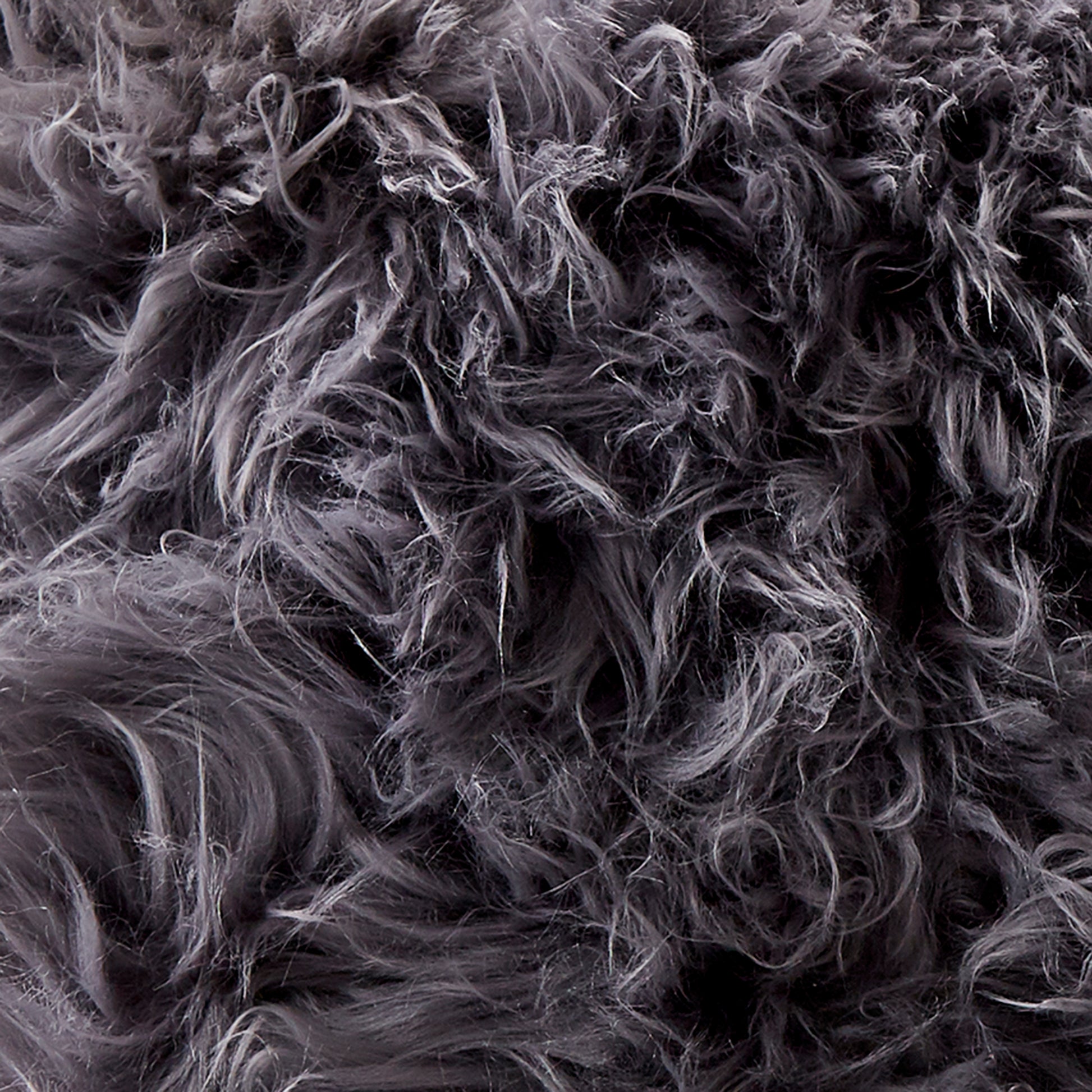 Grey Sheepskin Cushion Cushion CasaFenix