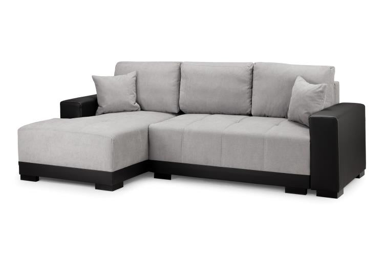 Cimiano Fabric Corner Sofa in Natural or Grey Coloured Fabric Left or Right Chaise (Copy) Sofa CasaFenix