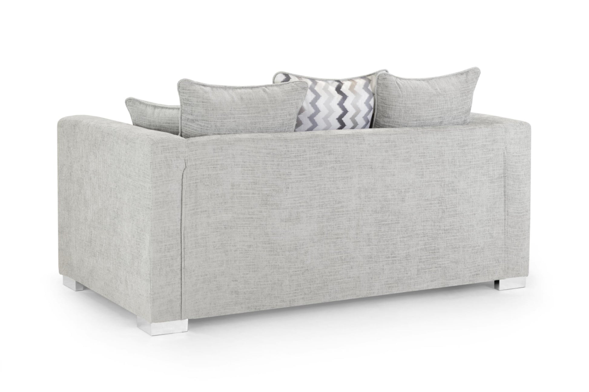 Cony Plush Button Fabric Sofa in Silver or Slate Grey 2, 3 Seat, 4 Seat Corner Settee Footstool (Copy) Sofa CasaFenix