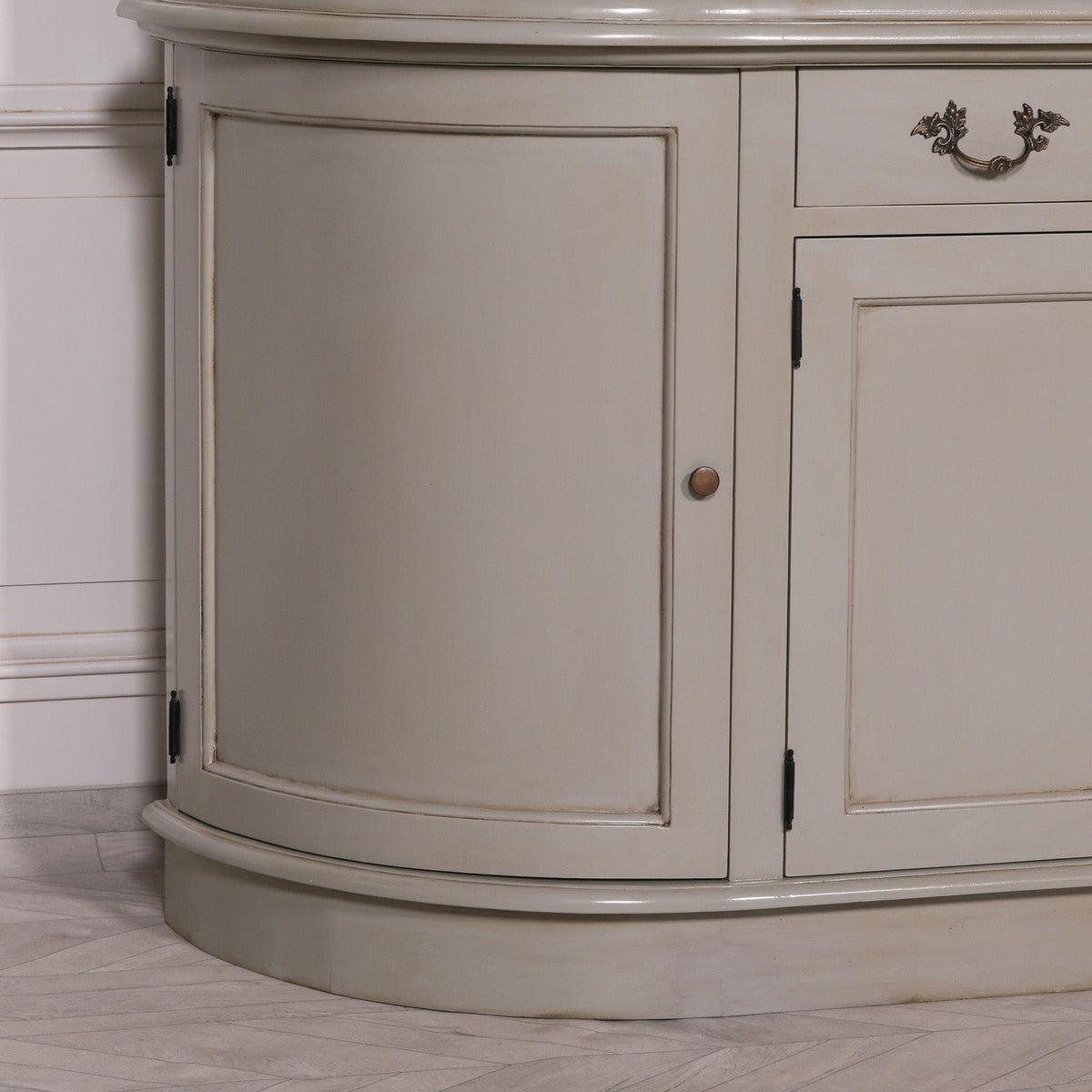 Large Grey Dresser Display Cabinet Display Cabinet CasaFenix