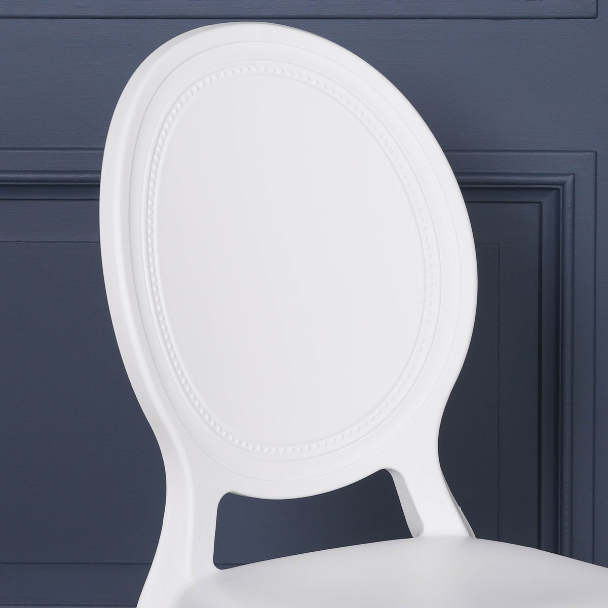 White Louis Chair Chair CasaFenix