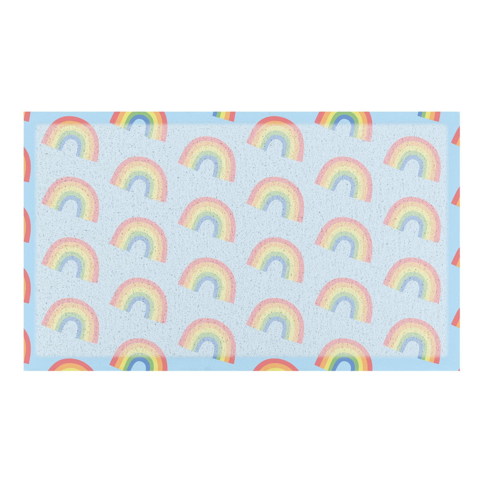 Pastel Rainbow Indoor Outdoor Doormat (70 x 40cm) Doormats CasaFenix