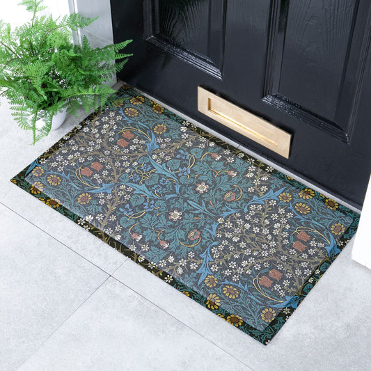 William Morris Tulips Indoor Outdoor Doormat (70 x 40cm) Doormats CasaFenix