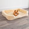 100% Merino Wool Pet Dog Bed - Natural (white) 90 x 60cm LARGE - CasaFenix