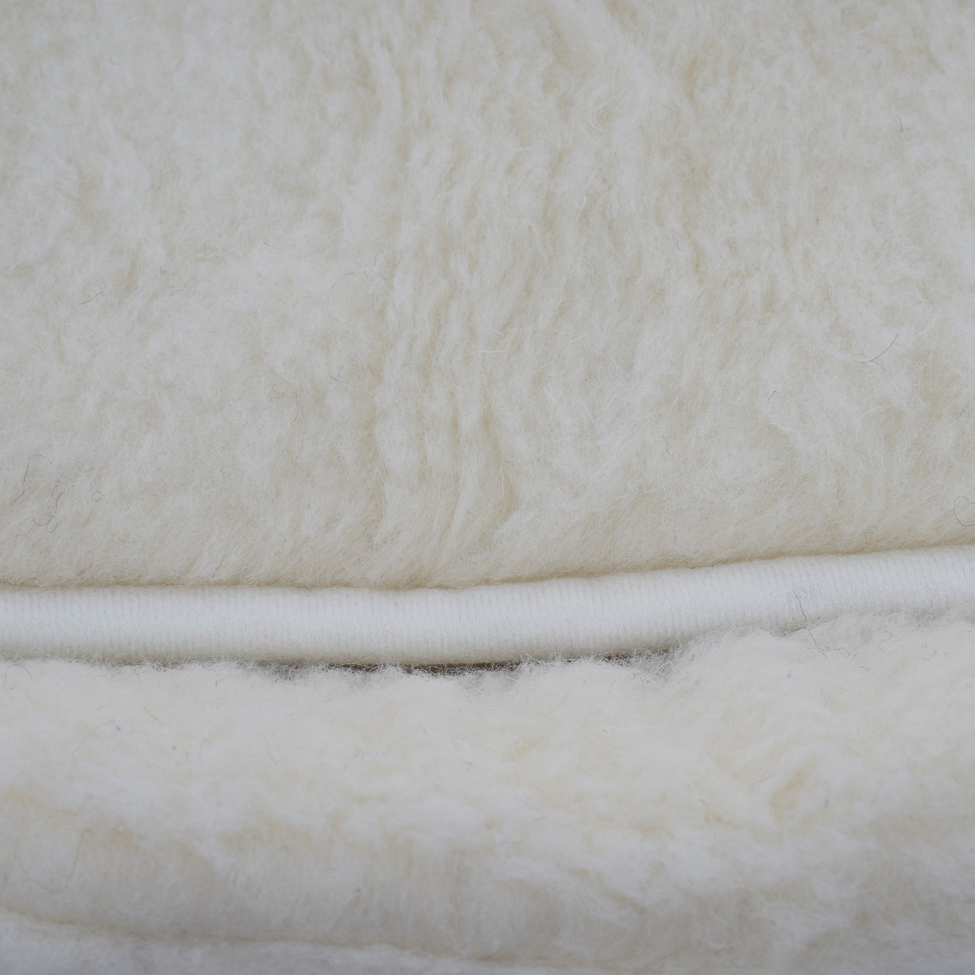 100% Merino Wool Pet Dog Bed - Natural (white) 90 x 60cm LARGE - CasaFenix