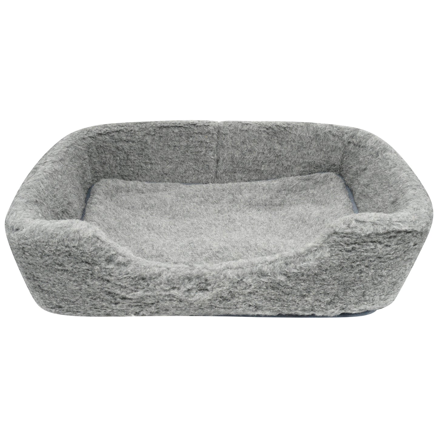 100% Merino Wool Pet Bed - Grey 60 x 40cm MEDIUM - CasaFenix