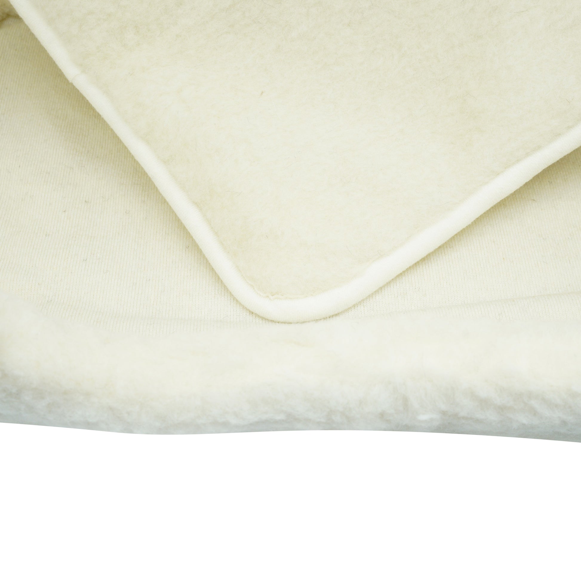 100% Merino Wool Pet Bed Dog / Cat - natural (white) 60 x 40cm MEDIUM - CasaFenix