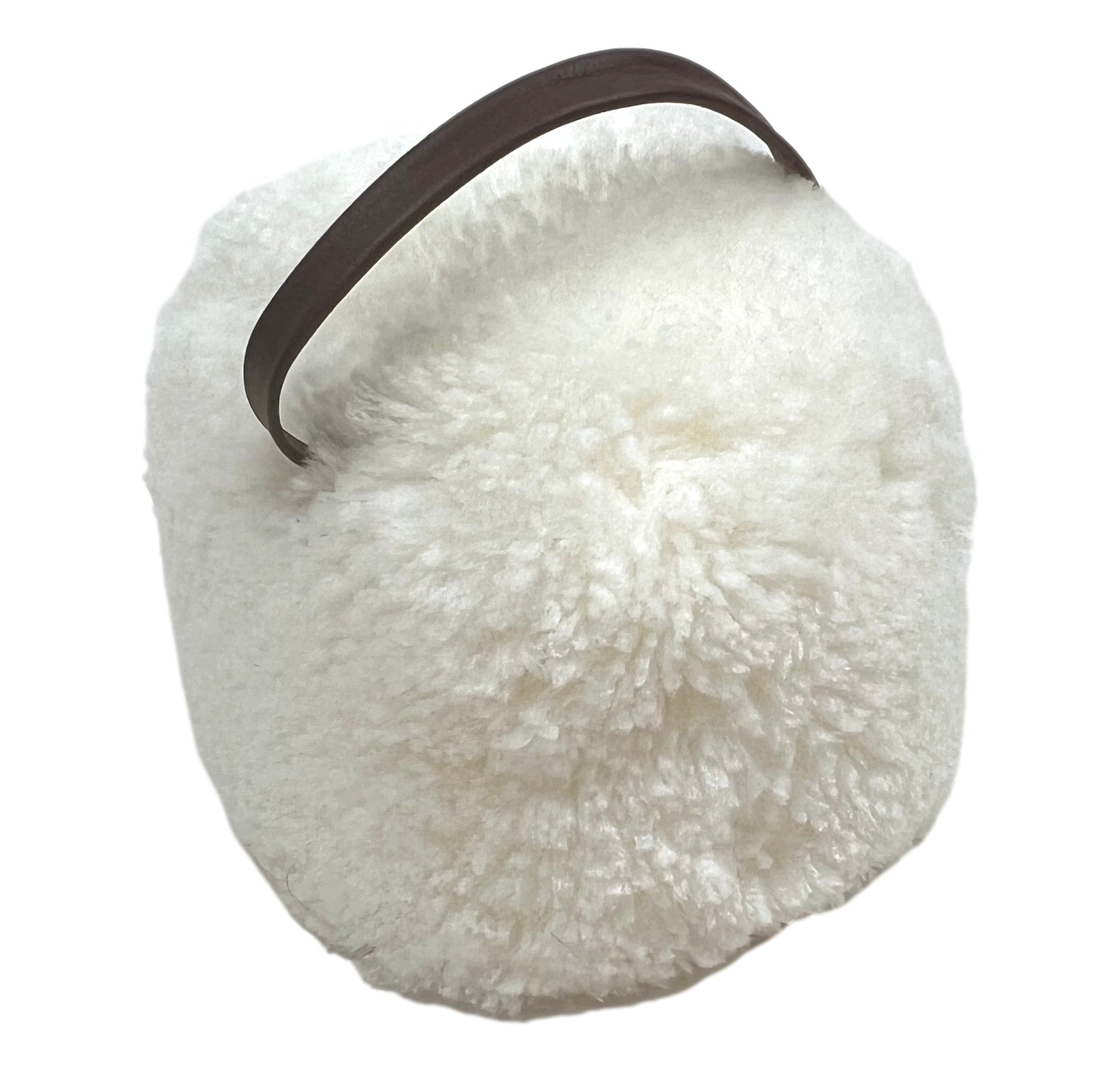 White Sheepskin Doorstop - CasaFenix