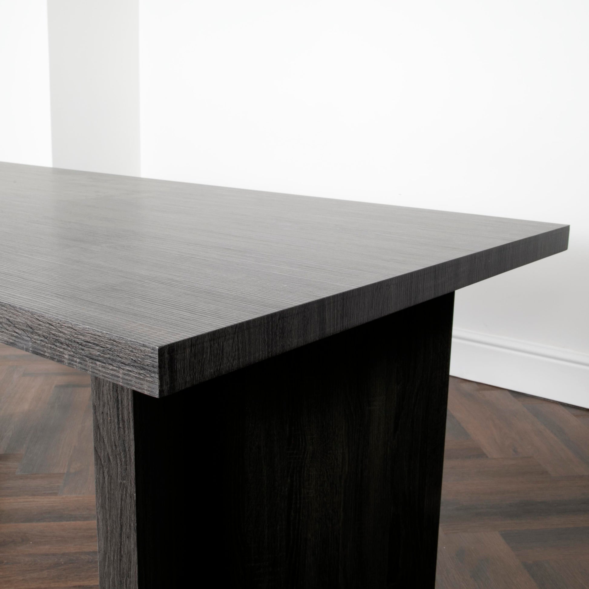 Ascot Grey Oak Dining Table 180cm x 90 x 76cm  CasaFenix