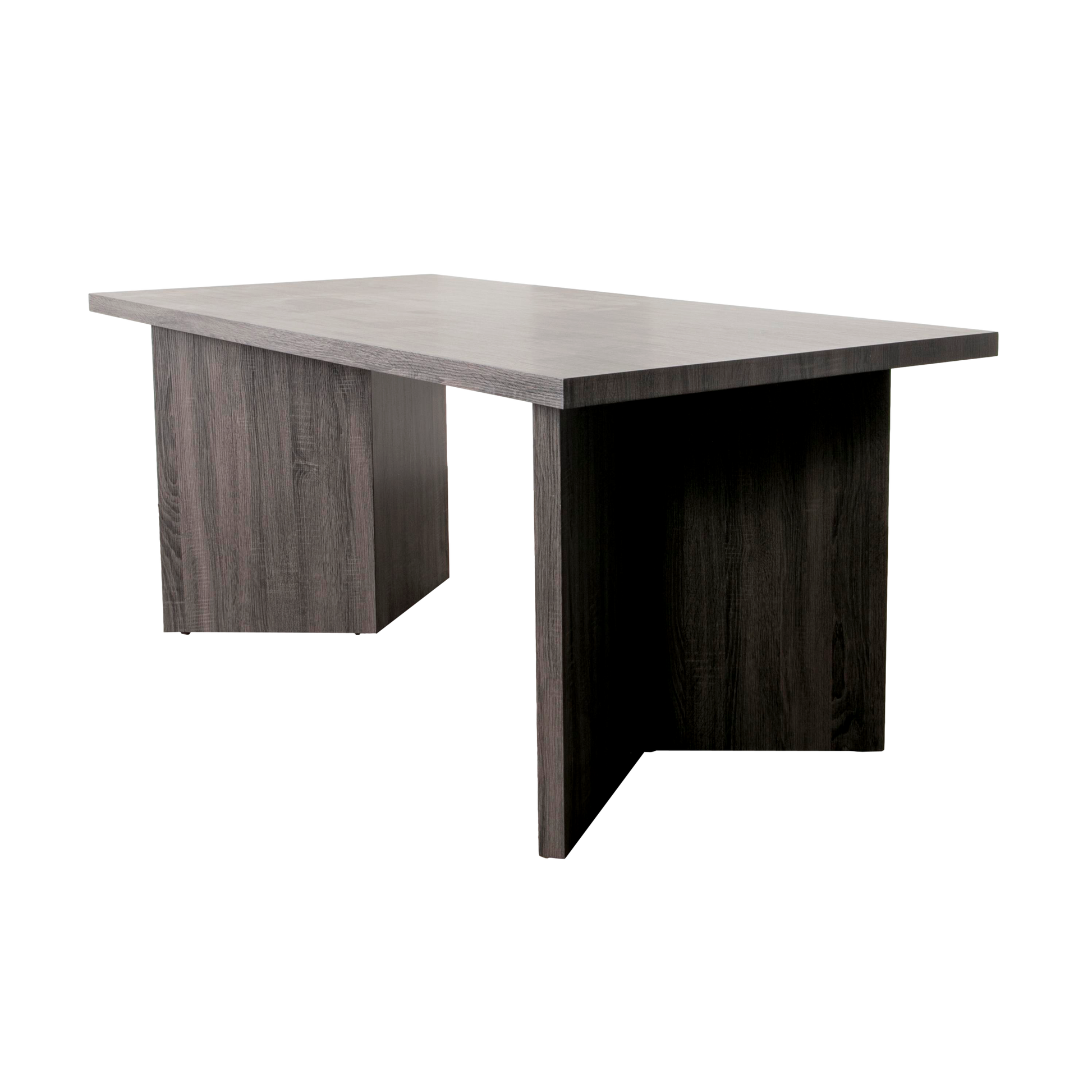 Ascot Grey Oak Dining Table 180cm x 90 x 76cm  CasaFenix