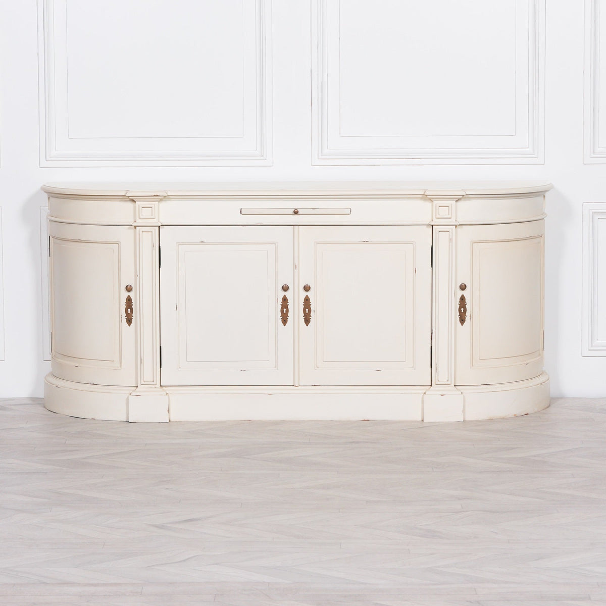 Distressed Large Buffet Sideboard Buffets & Sideboards CasaFenix