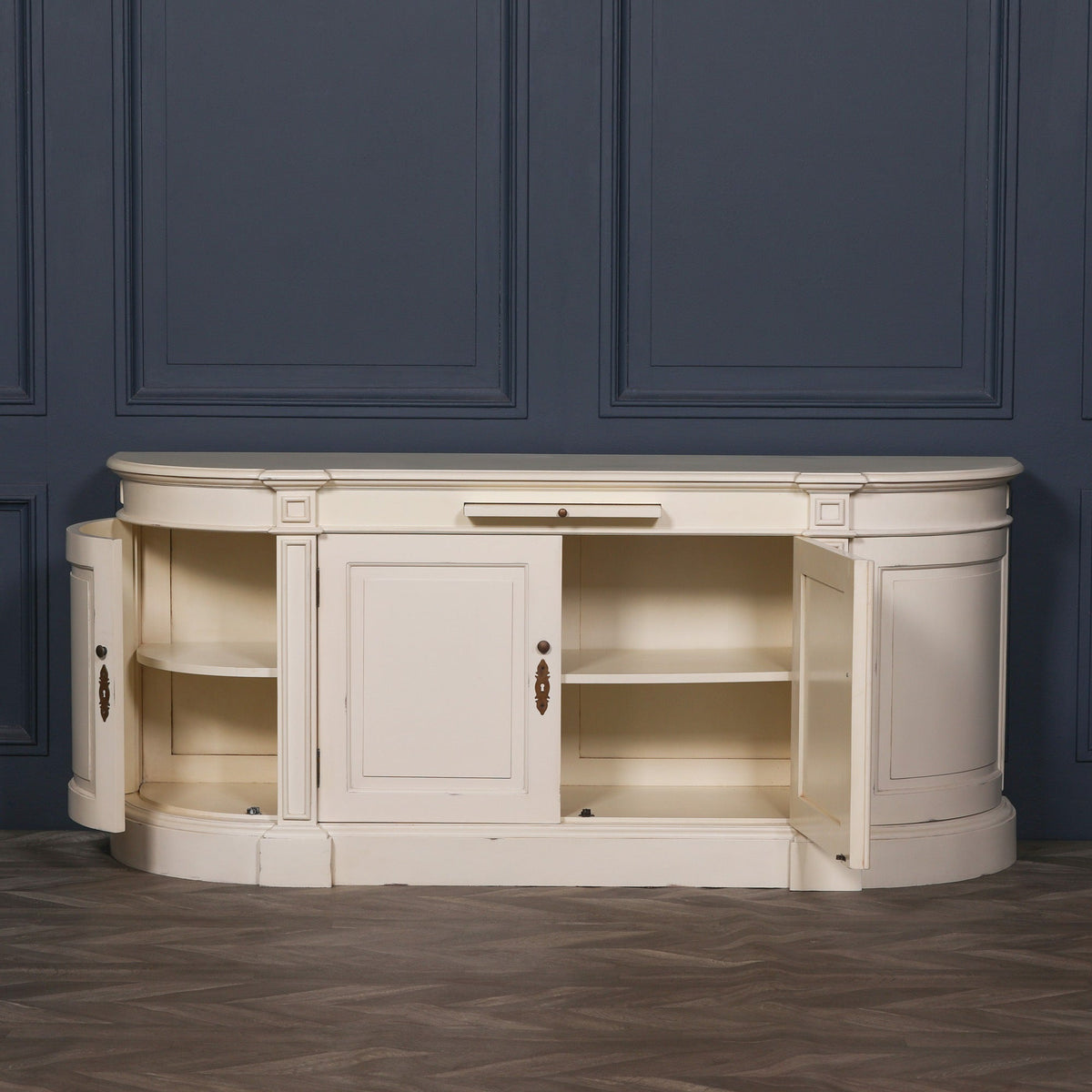 Distressed Large Buffet Sideboard Buffets & Sideboards CasaFenix