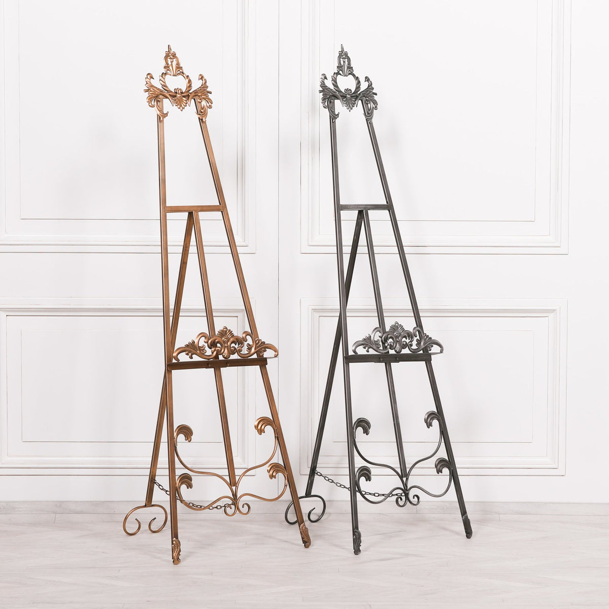 Antiqued Silver Metal Easel 165cm Easel CasaFenix
