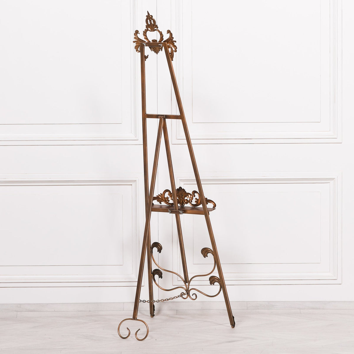 Antiqued Gold Metal Easel 165cm Easel CasaFenix